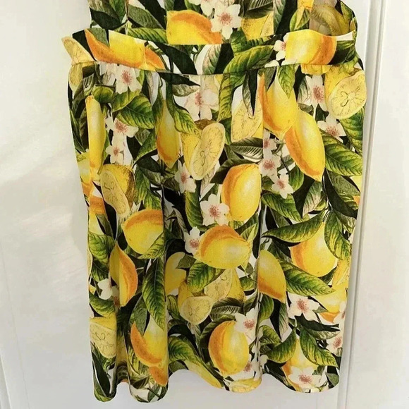 Show Me Your Mumu Piper Dress Citrus Lemons Sz M - Picture 9 of 14